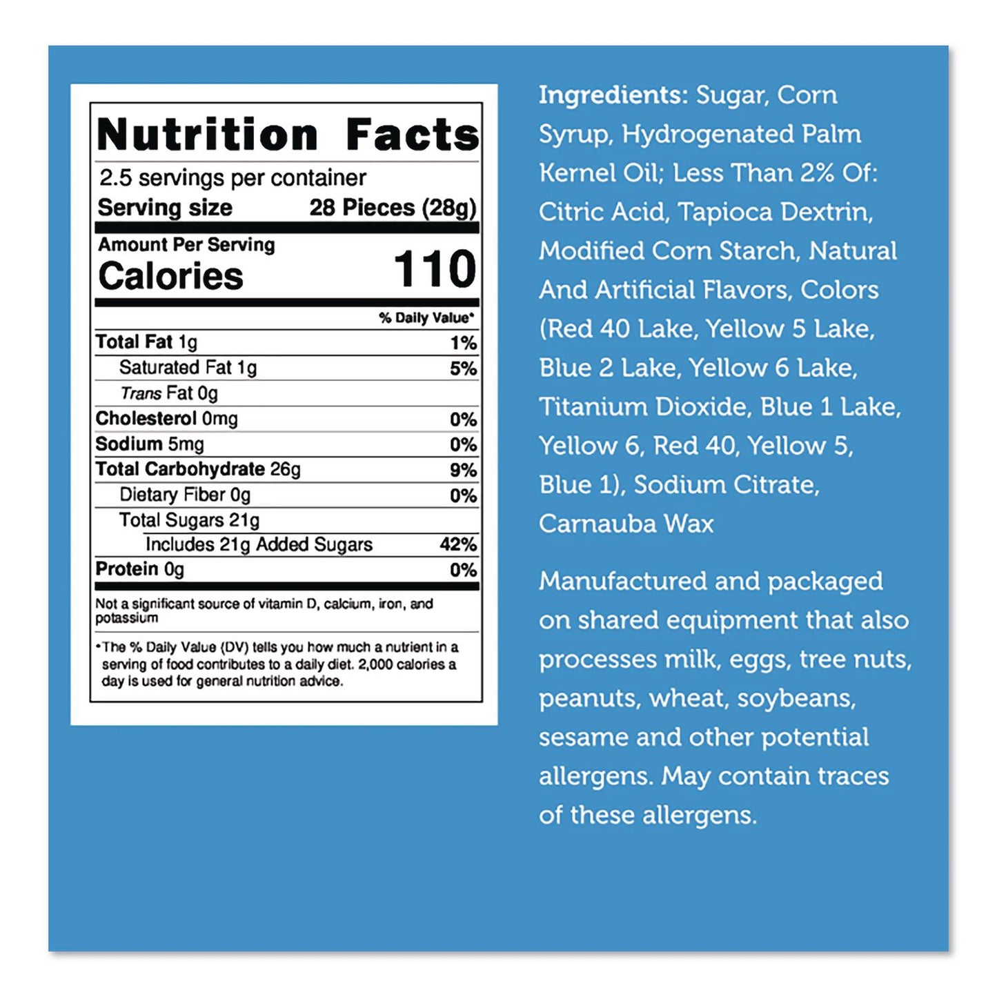 Office Snax® Freeze Dried Candy, Rainbow Rocks, Assorted Fruit, 1.87 lb Bag, 12/Carton (OFX00645)