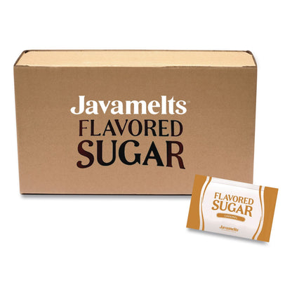 Javamelts™ Flavored Sugar, Caramel, 0.08 oz Packet, 1,000/Carton (JVMJMT39641)