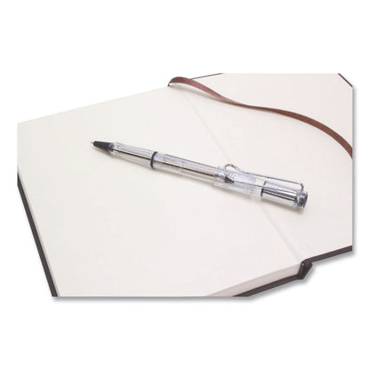 LAMY safari Rollerball Pen, Stick, Medium, Black Ink, Vista Transparent/Black Barrel (LMYL312)