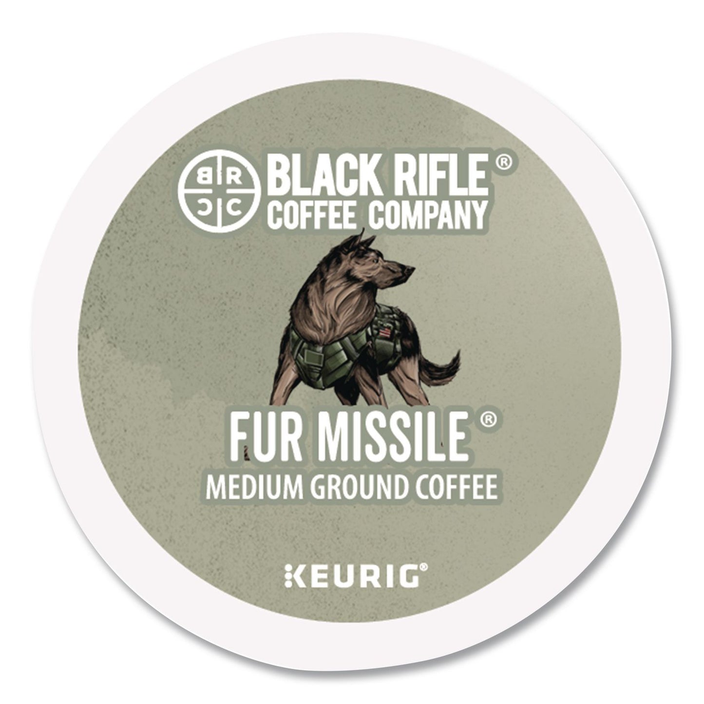 Black Rifle® Coffee Company Fur Missile Coffee K-Cups, 22/Box, 4 Boxes/Carton (GMT5510CT)