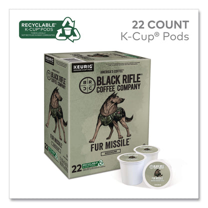 Black Rifle® Coffee Company Fur Missile Coffee K-Cups, 22/Box (GMT5510)