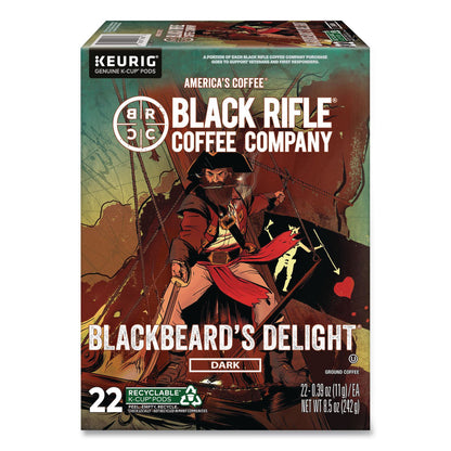 Black Rifle® Coffee Company Blackbeard's Delight Coffee K-Cups, 22/Box (GMT0430)