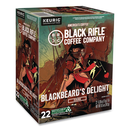 Black Rifle® Coffee Company Blackbeard's Delight Coffee K-Cups, 22/Box (GMT0430)