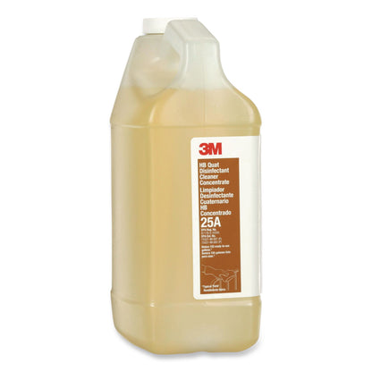 3M™ HB Quat Disinfectant Cleaner Concentrate 25A, 0.5 gal Bottle, 4/Carton (MMM25ACT)