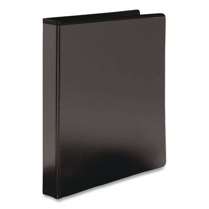 Simply™ Round Ring View Binder, 3 Rings, 0.5" Capacity, Black, 12/Carton (MPL2373821683)