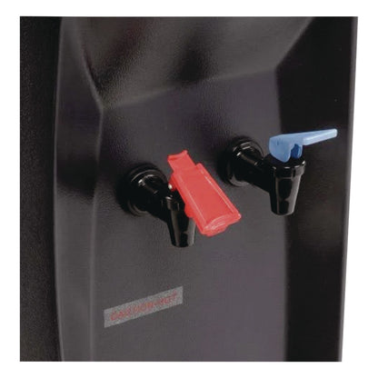 Oasis® Hot 'N Cold Artesian Stainless Steel Water Dispenser, 5 gal, 12 x 12.5 x 38.08, Stainless Steel/Black (OAS504540C)