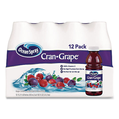 Ocean Spray® Cran-Grape Juice, 15.2 oz Bottle, 12/Carton (OCS24343656)