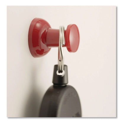 Officemate Giant Push Pins, Assorted Colors, Plastic, 1.5" Pin, 12/Pack (OIC1266155)