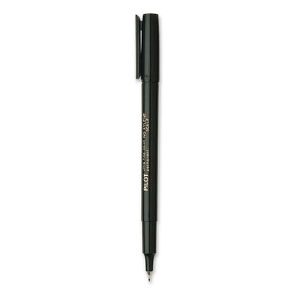 Pilot® Extra-Fine Permanent Markers, Extra-Fine Tip, Black, Dozen (PIL44102DZ)