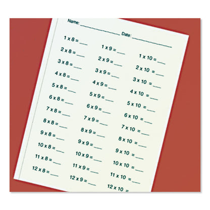 PrintWorks® Professional Perforated Paper, 92 Bright, Perforated 0.5" from Left, 24 lb Bond Weight, 8.5 x 11, White, 500 Sheets/Ream, 5 Reams/Carton (PRB04112P)