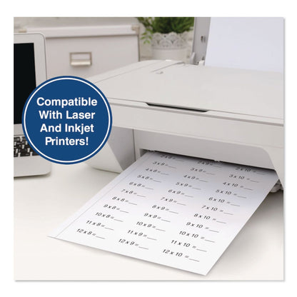 PrintWorks® Professional Perforated Paper, 92 Bright, Perforated 0.5" from Left, 24 lb Bond Weight, 8.5 x 11, White, 500 Sheets/Ream, 5 Reams/Carton (PRB04112P)