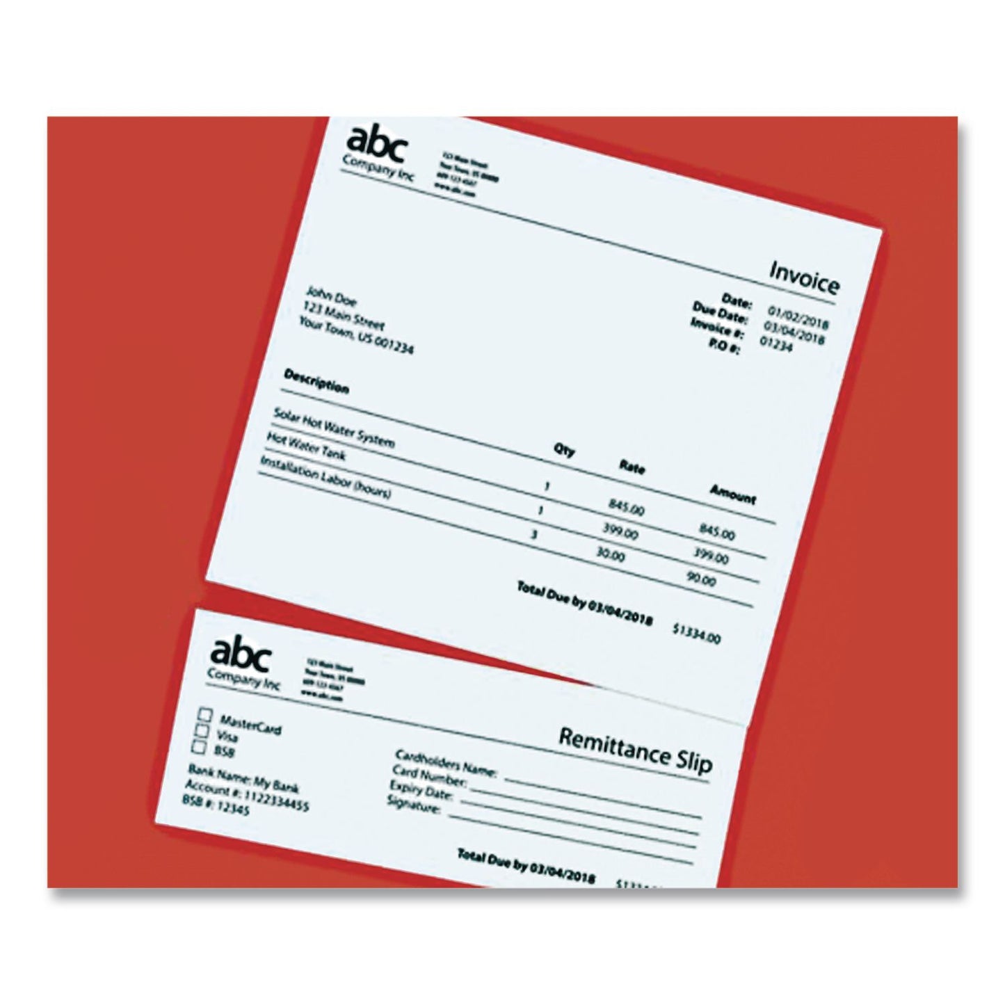 PrintWorks® Professional Perforated Paper, 92 Bright, Perforated 3.63 from Bottom, 24 lb Bond Weight, 8.5 x 11, White, 500 Sheets/Ream, 5 Reams/Carton (PRB04134)
