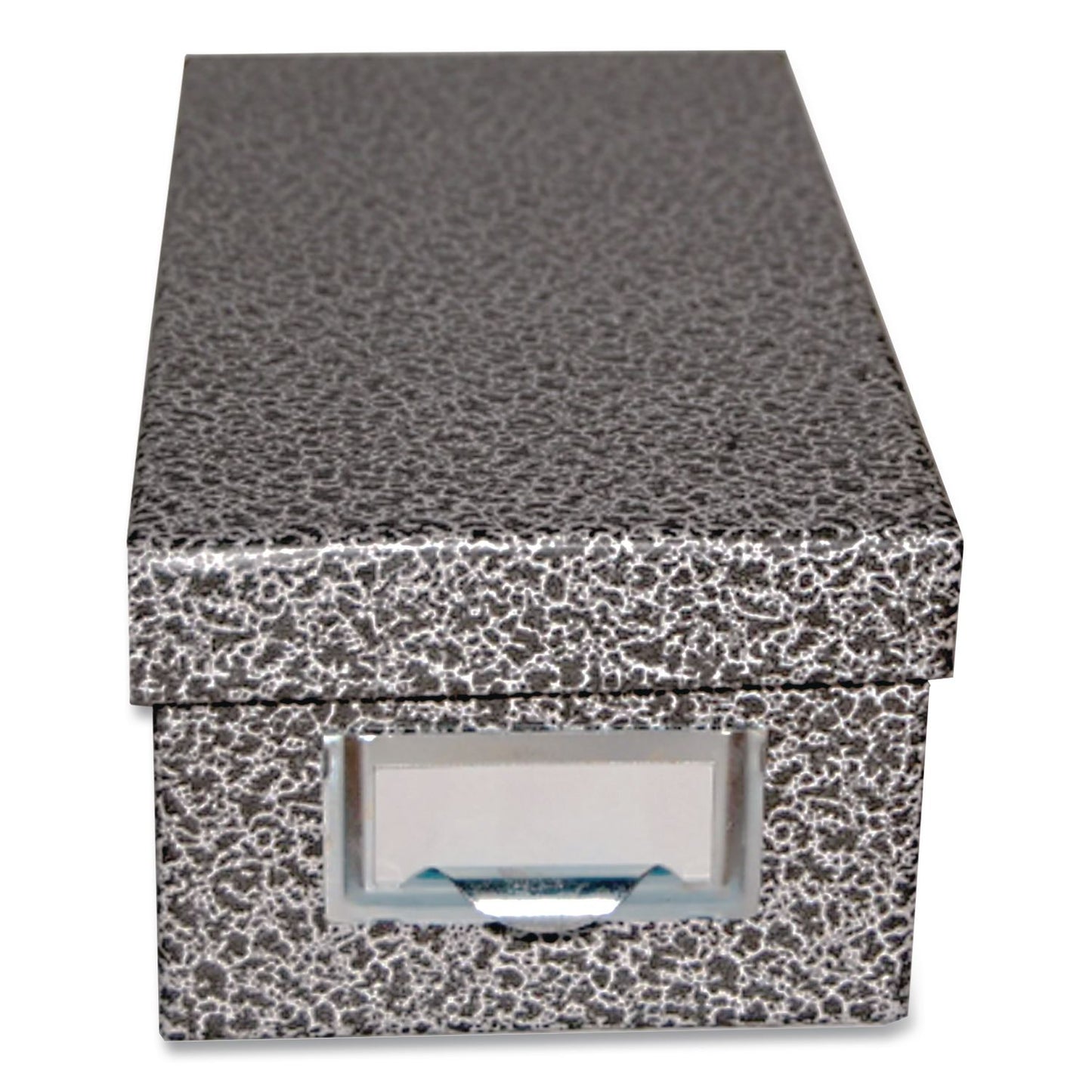 Pendaflex® Index Card File Box, Holds 1,000 4 x 6 Cards, 6.63 x 11.63 x 5, Fiberboard, Black Agate (PFX94BLA)