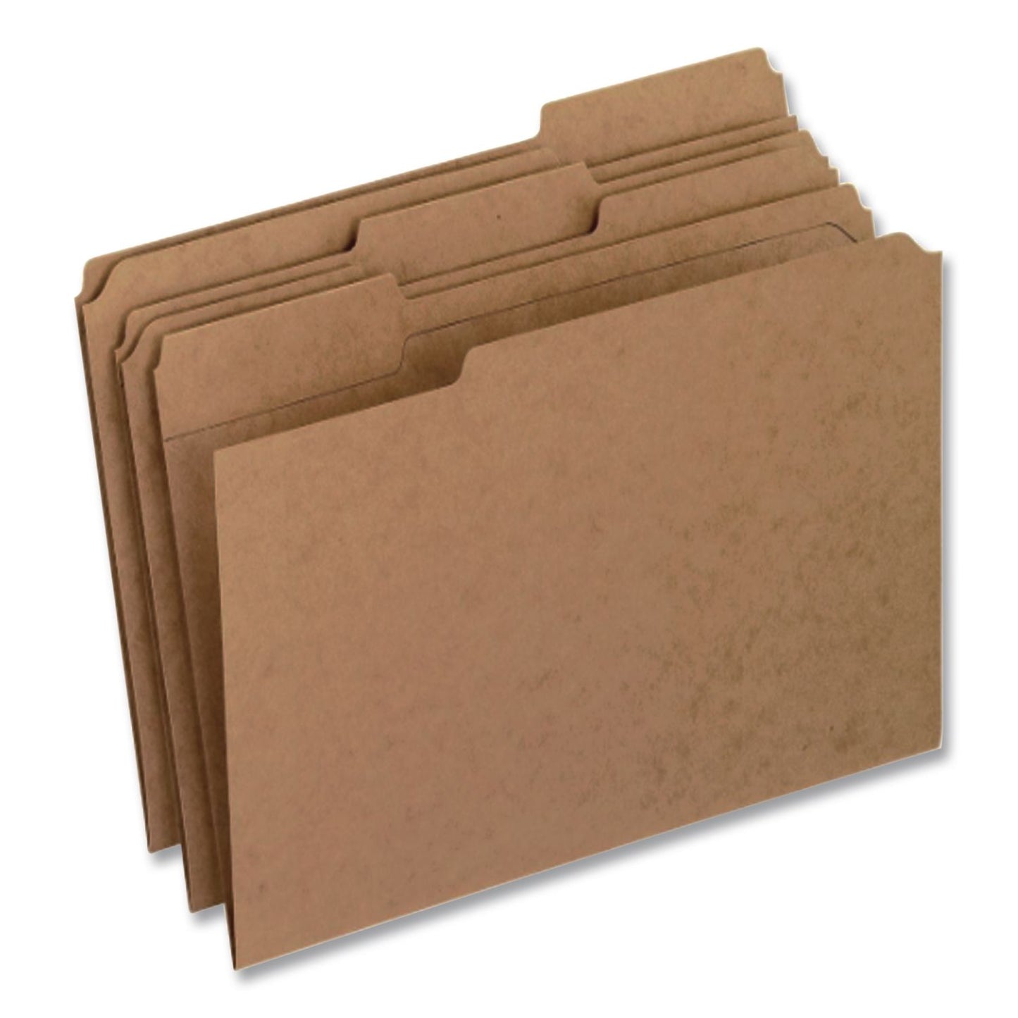 Pendaflex® Reinforced Top-Tab File Folders, 2/5-Cut Tabs, Letter, Brown Kraft, 100/Box (PFXRK15225RE)