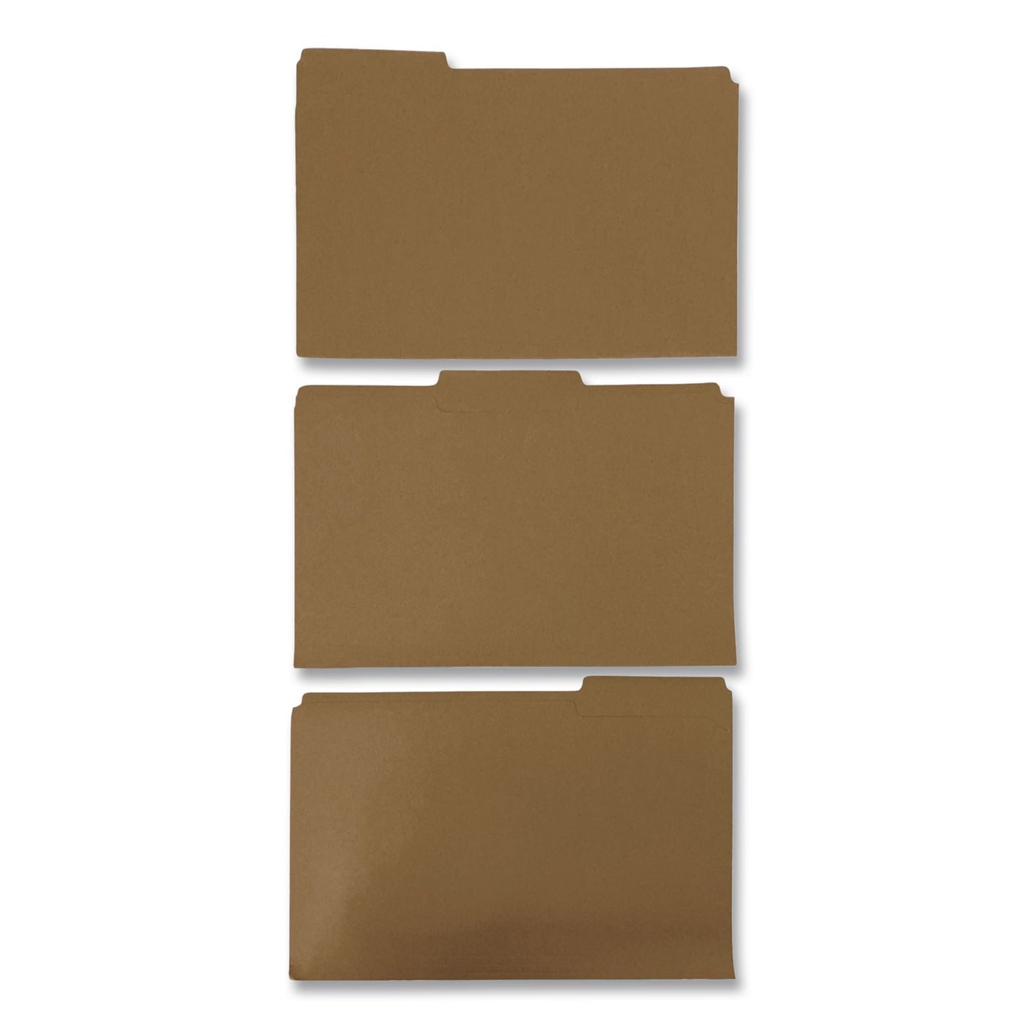 Pendaflex® Reinforced Top-Tab File Folders, 2/5-Cut Tabs, Letter, Brown Kraft, 100/Box (PFXRK15225RE)