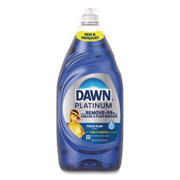 Dawn® Platinum Liquid Dish Detergent, Refreshing Rain Scent, 30 oz Bottle, 8/Carton (PGC22230)