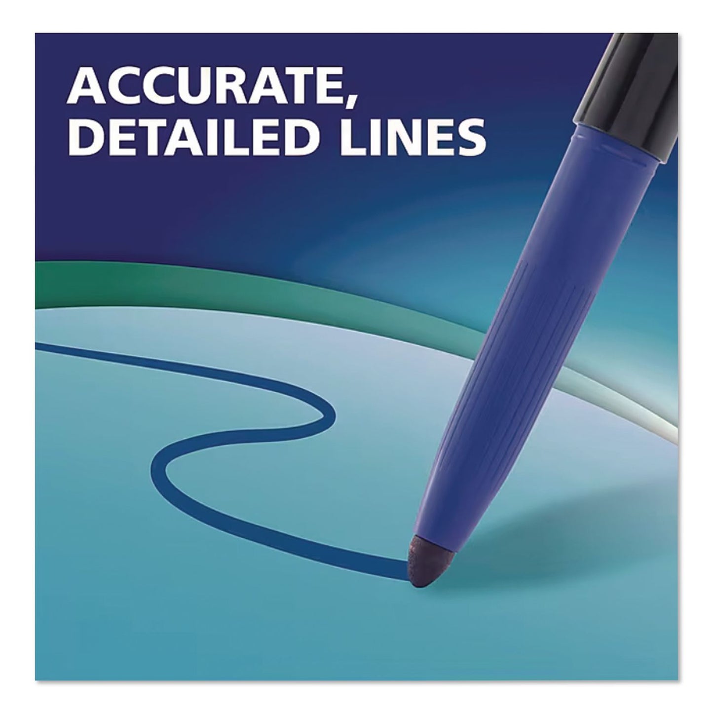 EXPO® Wet Erase Marker, Fine Bullet Tip, Blue, 144/Carton (SAN16003ACT)