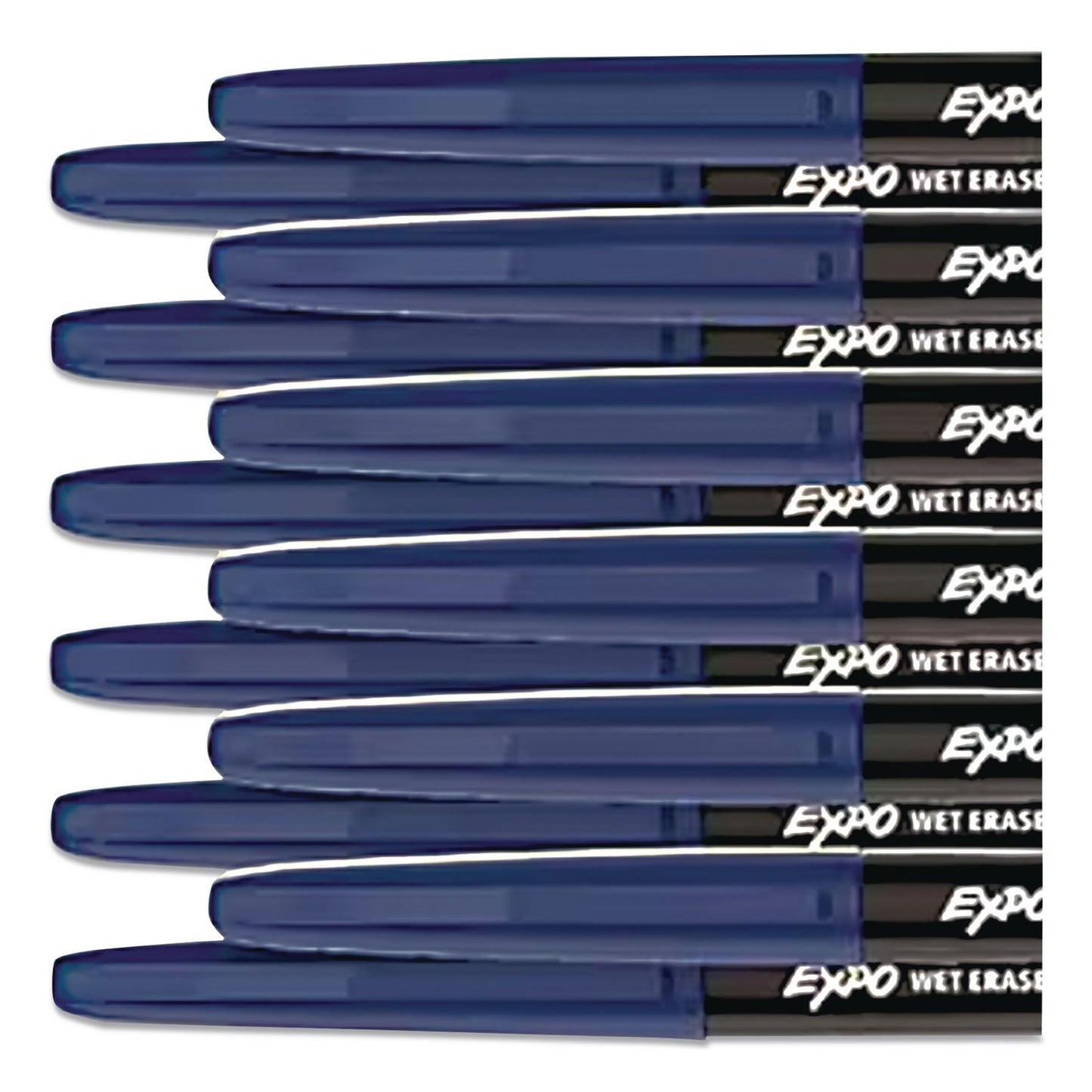 EXPO® Wet Erase Marker, Fine Bullet Tip, Blue, 144/Carton (SAN16003ACT)