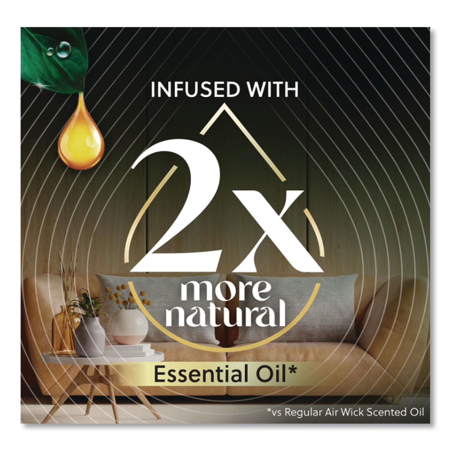 Air Wick® Vibrant Scented Oil Warmer Refill, Island Coconut and Warm Sands, 0.67 oz, 2/Pack (RAC6233801050)