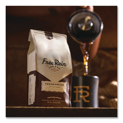 Free Rein Free Rein Ground Coffee, Texas Pecan, 12 oz Bag (RENFRE36366)