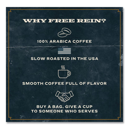 Free Rein Whole Bean Coffee, Homestead, 12 oz Bag (RENFRE36401)