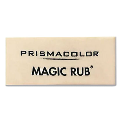 Prismacolor® MAGUC RUB Eraser, For Pencil/Ink Marks, Rectangular Block, Medium, Off-White, 432/Carton (SAN73201CT)
