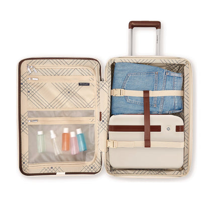 Samsonite® Virtuosa Hardside Spinner Suitcase, 10 x 14.5 x 20.5, Off White (SML1491761627)