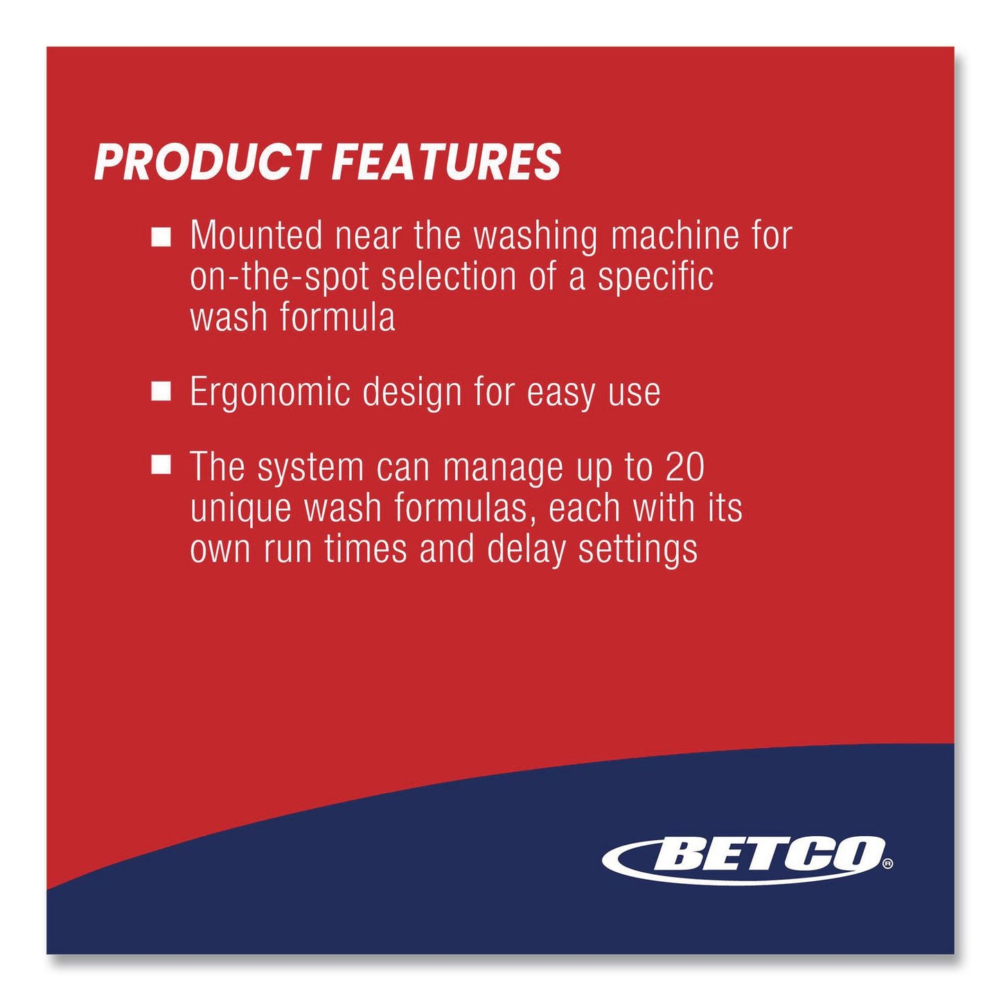 Betco® Seko Laundry Formula Selector (BET9284500)