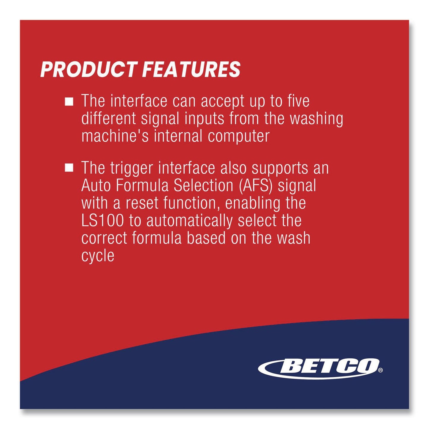 Betco® Seko Trigger Interface Remote, For Seko LS100 Venturi Laundry Dispensing System (BET9284600)
