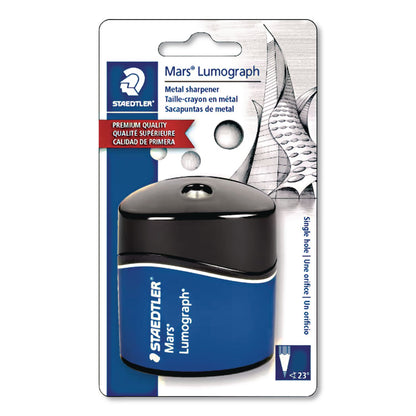 Staedtler® Mars Lumograph Manual Pencil Sharpener, 2.5", Blue (STD511100BKA6)