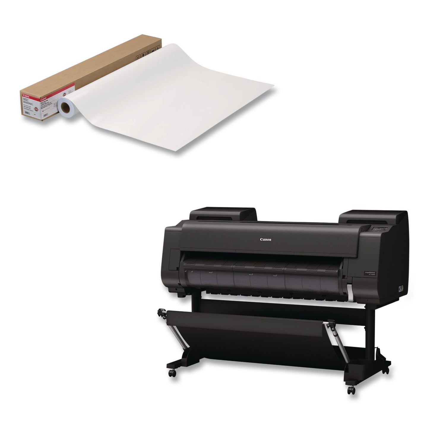 Canon® Premium Gift Wrapping Paper, 3" Core, 5 mil, 30" x 150 ft, Semi-Gloss, White (CNM3605V27001)