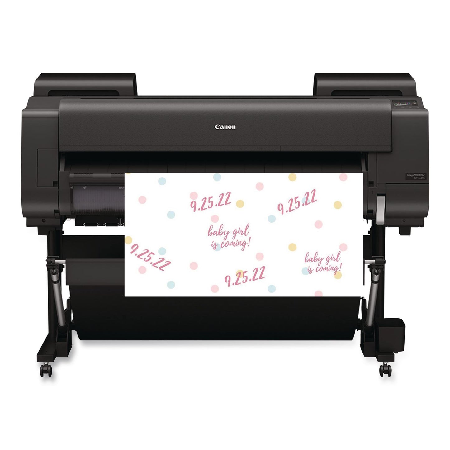 Canon® Premium Gift Wrapping Paper, 3" Core, 5 mil, 30" x 150 ft, Semi-Gloss, White (CNM3605V27001)