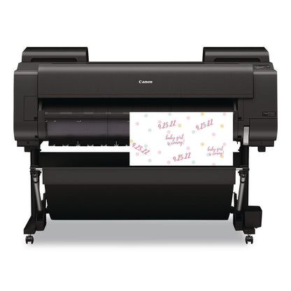 Canon® Premium Gift Wrapping Paper, 3" Core, 8 mil, 24" x 150 ft, Semi-Gloss, White (CNM3605V26901)