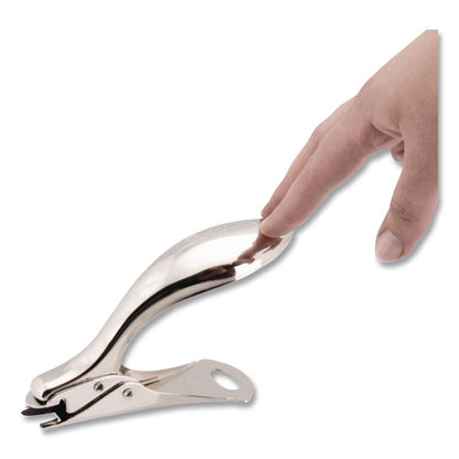 Swingline® Heavy-Duty Staple Remover, Satin Chrome, 12/Carton (SWI37201CT)