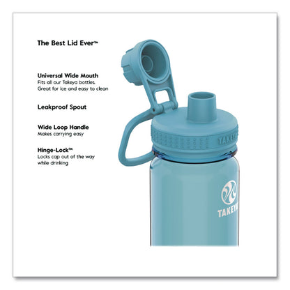 TAKEYA® Tritan Plastic Water Bottle, 40 oz, Breezy Blue (TKY50409)