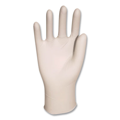 AMBITEX® L5201 Series Powder-Free Latex Gloves, Large, 4 mil Thick, 9" Long, Cream, 100/Box, 10 Boxes/Carton (TXILLG5201CT)
