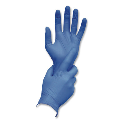 AMBITEX® N5201 Series Powder-Free Nitrile Gloves, Large, 9" Long, Blue, 100/Box (TXINLG5201)