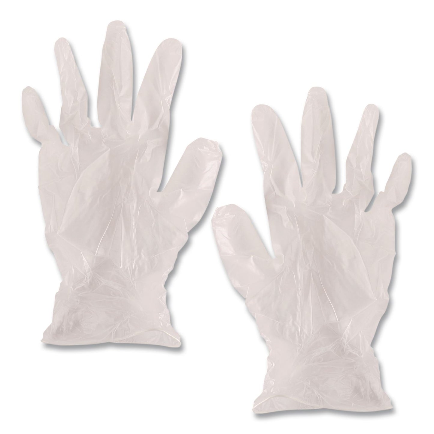AMBITEX® V5101 Series Latex-Free Lightly Powdered Vinyl Gloves, X-Large, 3 mil Thick, 9" Long, Clear, 100/Box, 10 Boxes/Carton (TXIVXL5101CT)