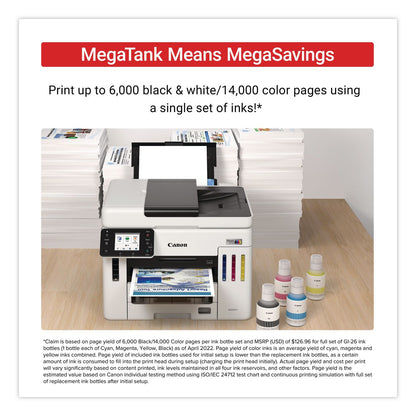 Canon® MegaTank GX7120 All-in-One Printer, Copy/Fax/Print/Scan (CNM6880C002)