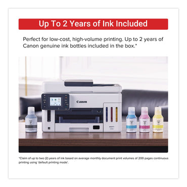 Canon® MegaTank GX6120 All-in-One Printer, Copy/Print/Scan (CNM6882C002)