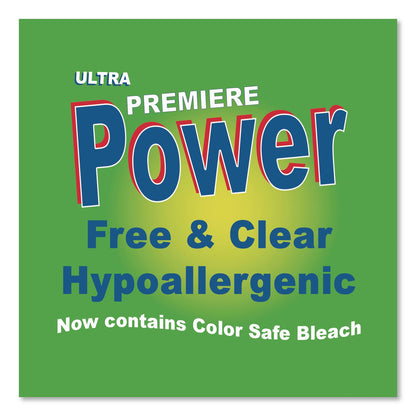 Ultra Premiere Premiere Power Laundry Detergent, HE Compatible, Free and Clear, 40 lb Pail (UPRCQC040SPEC)