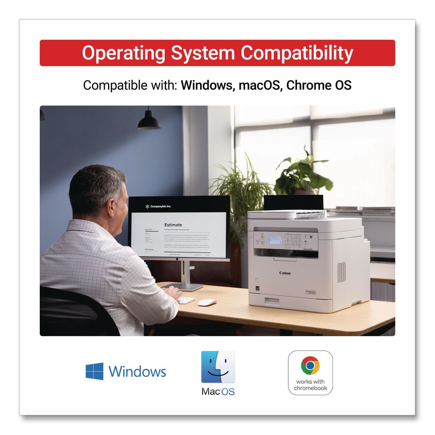 Canon® imageCLASS MF284dw, Copy/Print/Scan (CNM6354C019)