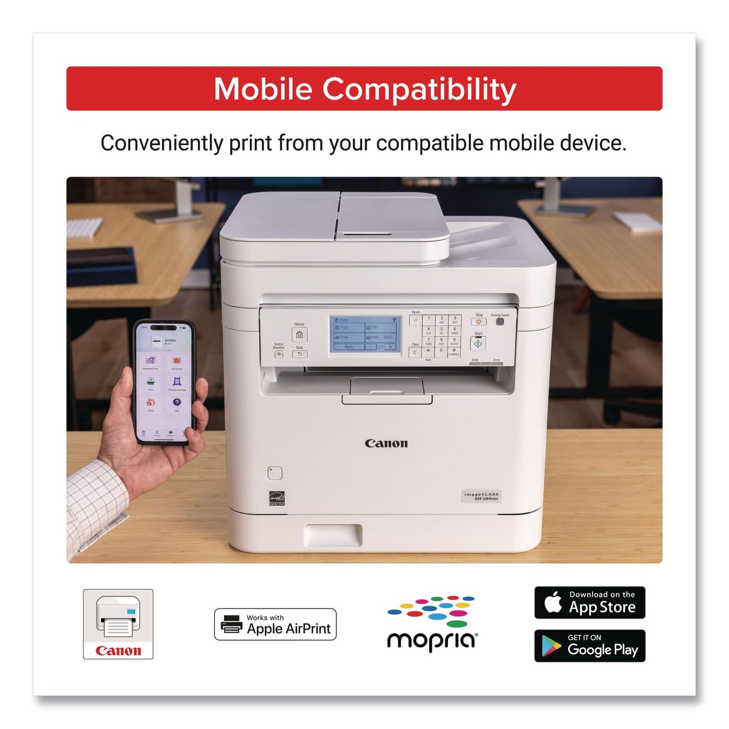 Canon® imageCLASS MF289dw, Copy/Fax/Print/Scan (CNM6354C005)