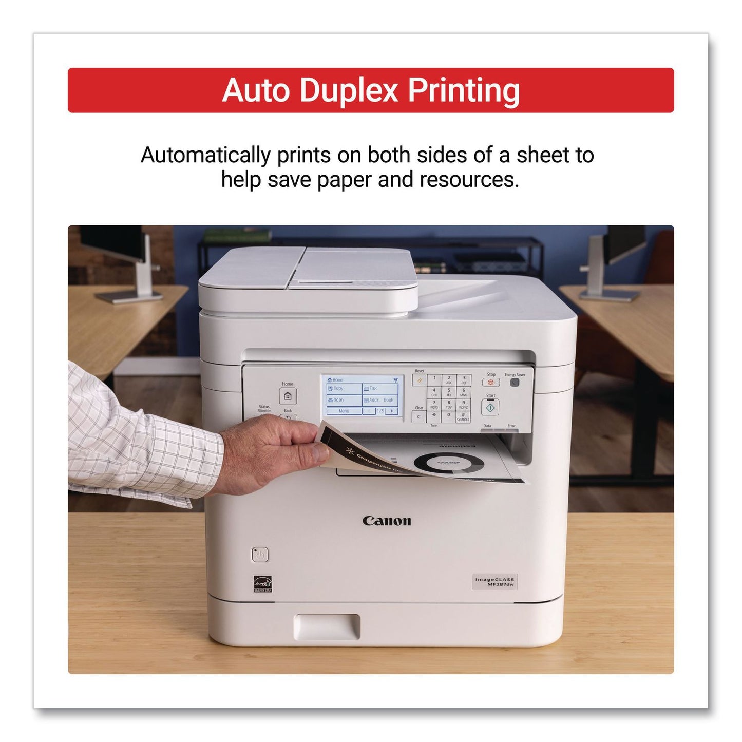 Canon® imageCLASS MF287dw, Copy/Fax/Print/Scan (CNM6354C011)