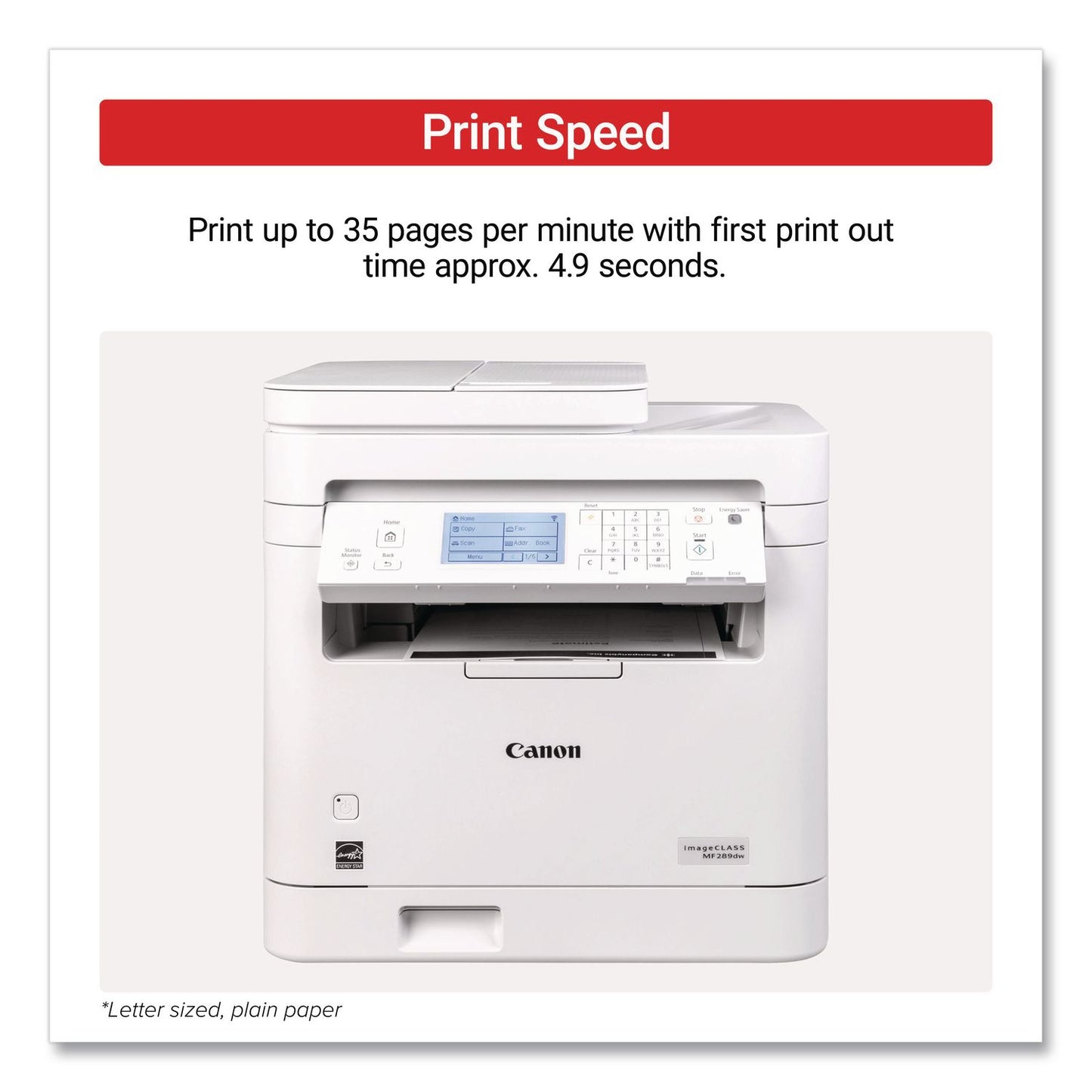 Canon® imageCLASS MF289dw, Copy/Fax/Print/Scan (CNM6354C005)
