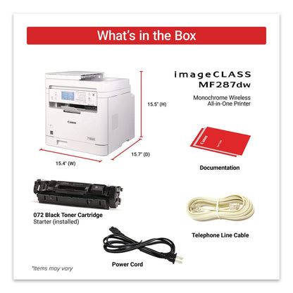 Canon® imageCLASS MF287dw, Copy/Fax/Print/Scan (CNM6354C011)
