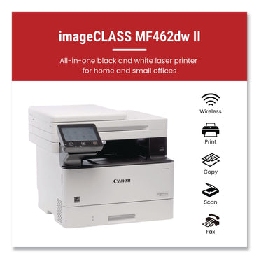 Canon® imageCLASS MF462dw II Laser Printer, Copy/Fax/Print/Scan (CNM7188C015)