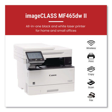 Canon® imageCLASS MF465dw II Laser Printer, Copy/Fax/Print/Scan (CNM7188C006)