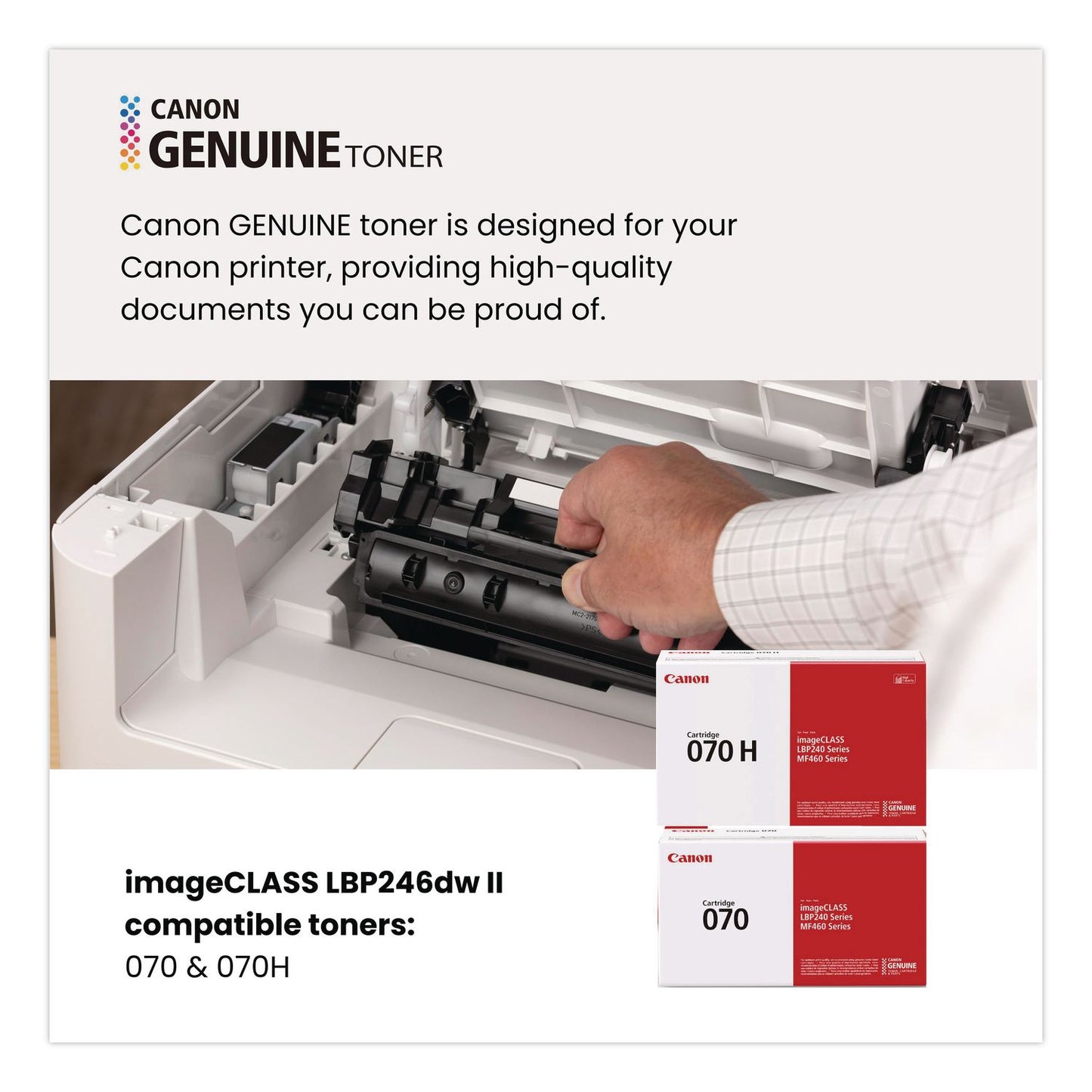 Canon® imageCLASS LBP246dw II Wireless Laser Printer (CNM7187C005)