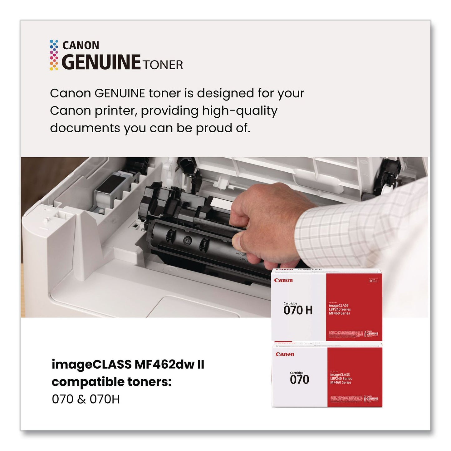 Canon® imageCLASS MF462dw II Laser Printer, Copy/Fax/Print/Scan (CNM7188C015)